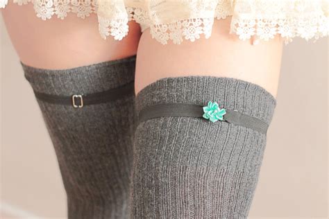 thigh high socks and garter|Thigh High Socks Garter .